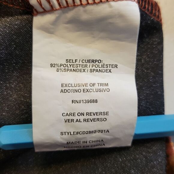 Coco + Jaimeson  Surplice V-Neck 3/4 Sleeve Floral Velvet Faux-Wrap Mini Dress L - Picture 12 of 16